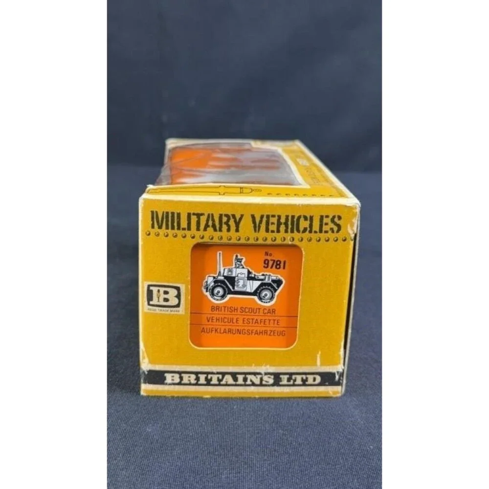 Britains Military Vehicles WWII British Scout Car Daimler Dingo 9781 Boxed